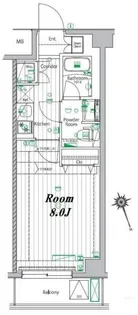 メイクスデザイン三宿【3階】の間取り