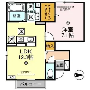 ローズガーデン エコ【1階】の間取り