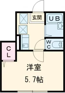 ジャスパー祖師谷【1階】の間取り