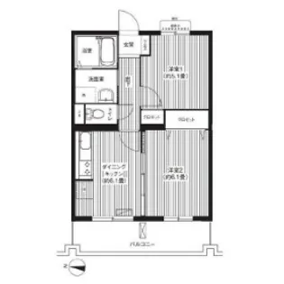 オーキッドレジデンス港北綱島ウエスト【1階】の間取り