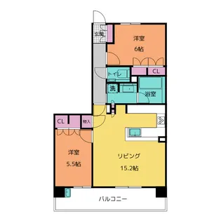 プレシアスコート桜山【4階】の間取り