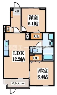 ストレリチアジャンセア【1階】の間取り