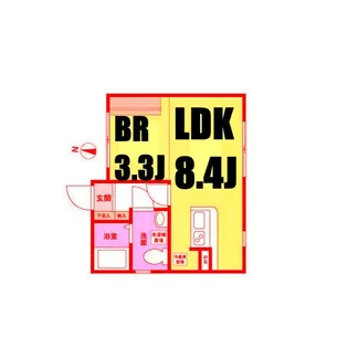 ラ・フォート元町中華街【4階】の間取り