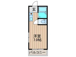 メゾンデ-ル【3階】の間取り