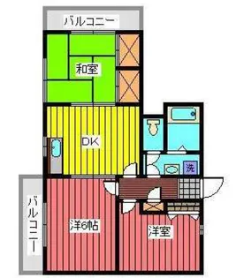 AKIMOTO MANSHION【1階】の間取り