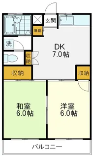プラムヒル【3階】の間取り