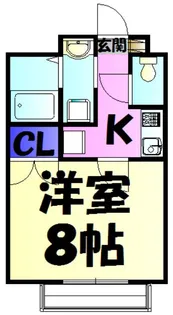 アムール Petit【1階】の間取り