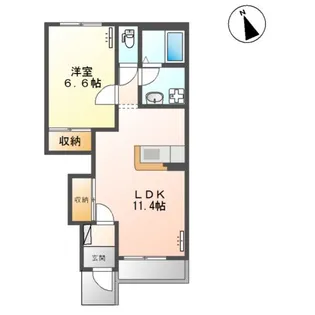 ソレイユ【1階】の間取り