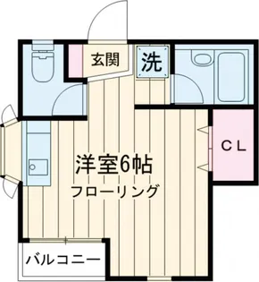 グレース駒沢【1階】の間取り