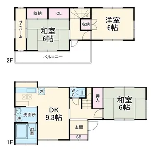 千葉県市川市幸1【一戸建】の間取り