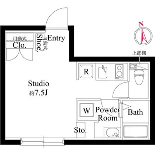 エルフローラ三軒茶屋【1階】の間取り