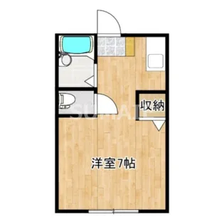 1Rの間取り画像