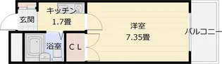 1Kの間取り画像