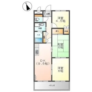 カームネスト【1階】の間取り