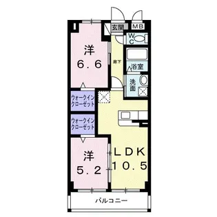 セレーノ大宏【3階】の間取り