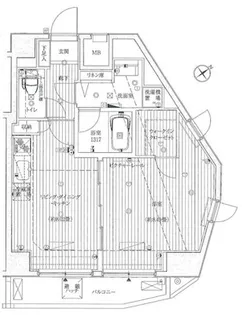 東京都中野区松が丘2【マンション】の間取り