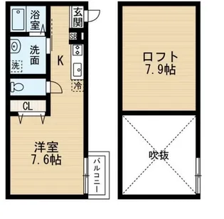 Stella Maris【2階】の間取り