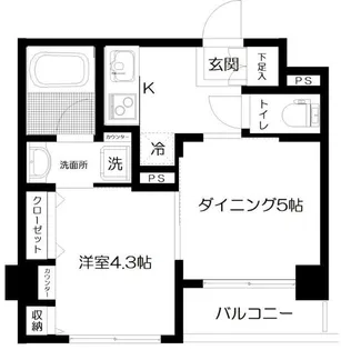日神デュオステージ蓮根【3階】の間取り
