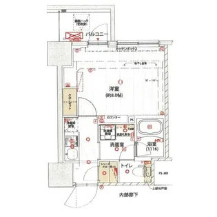 プレシャスハーモニー八王子【12階】の間取り