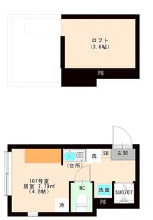 JUNE【1階】の間取り