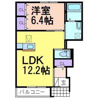 アルページュ【1階】の間取り