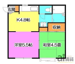 東京都東村山市秋津町1【アパート】の間取り