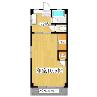 ムラカミ川口ビル【3階】の間取り