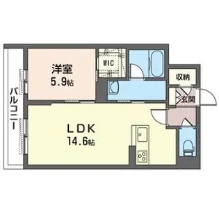 カーサ コルザ【2階】の間取り