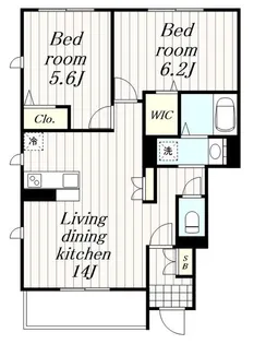La Vie Belle(ラヴィベール)【1階】の間取り