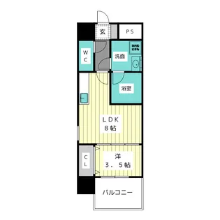リシュドール大須【4階】の間取り