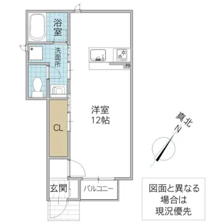 レーガベーネ勝田本町 I【1階】の間取り