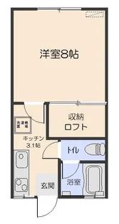 フォレストワン【2階】の間取り