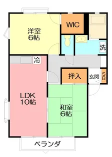 セ・ラ・ヴィSIMAYA【2階】の間取り