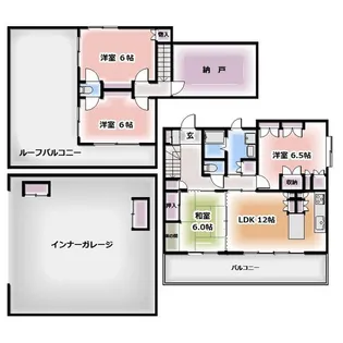 フォレストパーク松戸【4階】の間取り
