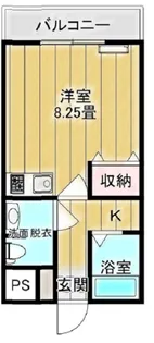 皐綾館【2階】の間取り
