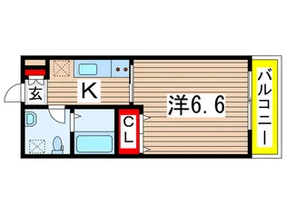ベルクレールEAST【3階】の間取り