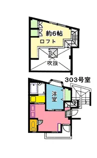 フェリスエントゥラダ【3階】の間取り