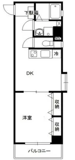 桜坂第2ハイツ【5階】の間取り