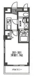 東京都中野区上高田1【マンション】の間取り