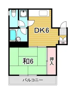 サンむさし【2階】の間取り