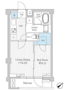 さくらクレール代々木公園【5階】の間取り