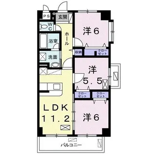 River Gate S 小禄【4階】の間取り