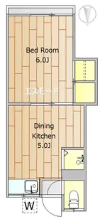 東京都世田谷区奥沢1【アパート】の間取り