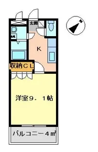 セレッソ【2階】の間取り