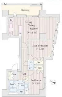 東京都調布市仙川町1【マンション】の間取り