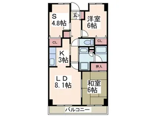 アーバンパーク市ケ尾【5階】の間取り