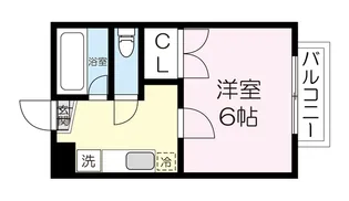 ケルカス【1階】の間取り