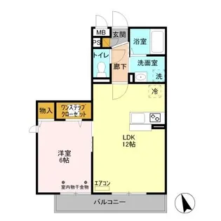 パークフラッツII【3階】の間取り