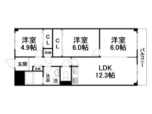 セブンマンション【3階】の間取り