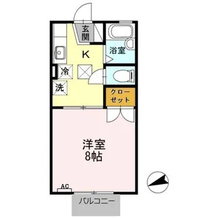 ドミール青笹 A【1階】の間取り